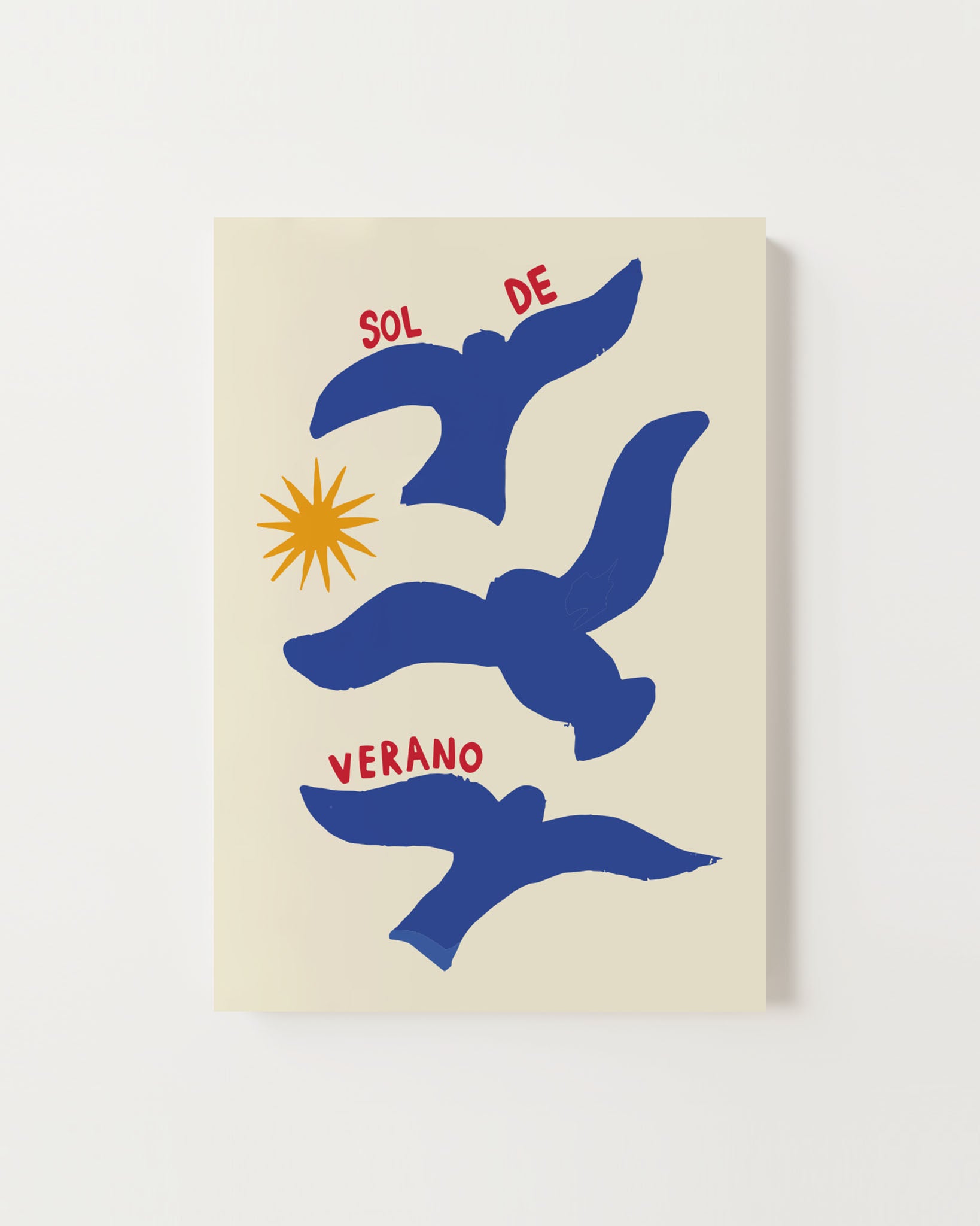 Affiche Sol de Verano Mouettes