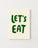 Affiche let's eat