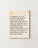 Affiche poétique A Memory of Time avec texte manuscrit noir sur fond crème, encadrée en bois naturel, idéale pour déco douce et littéraire.