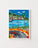 Poster illustré circuit bord de mer avec voiture de course et ambiance tropicale.